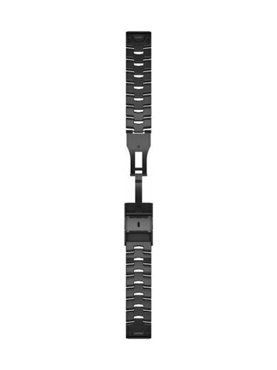 Garmin Quickfit 22 Λουράκι Carbon Gray DLC Coating (Fenix 5 / 5 Plus / 6 / 6 Pro / 7 / 7 Pro / 8 / E (47mm))