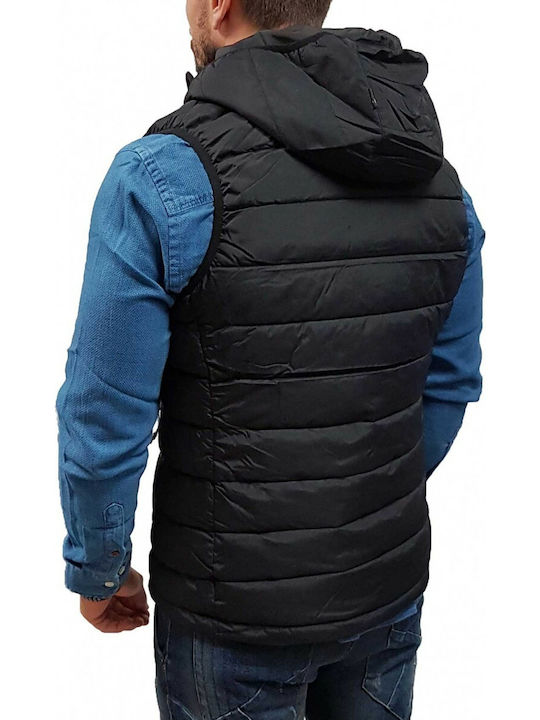 Αμάνικο Μπουφάν Puffer Μαύρο