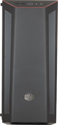 CoolerMaster MasterBox MB510L Midi Tower Κουτί Υπολογιστή με Πλαϊνό Παράθυρο Κόκκινο
