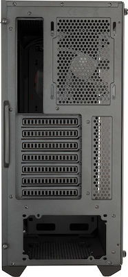 CoolerMaster MasterBox MB510L Midi Tower Κουτί Υπολογιστή με Πλαϊνό Παράθυρο Κόκκινο