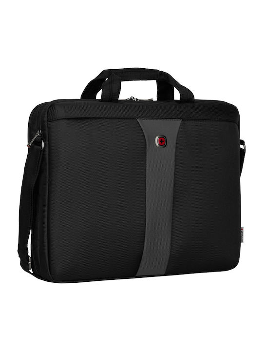 Wenger Legacy Slim Tasche Schulter / Handheld für Laptop 17" in Schwarz Farbe