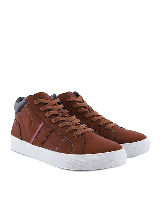 Guess Leonard HI Sneakers Καφέ