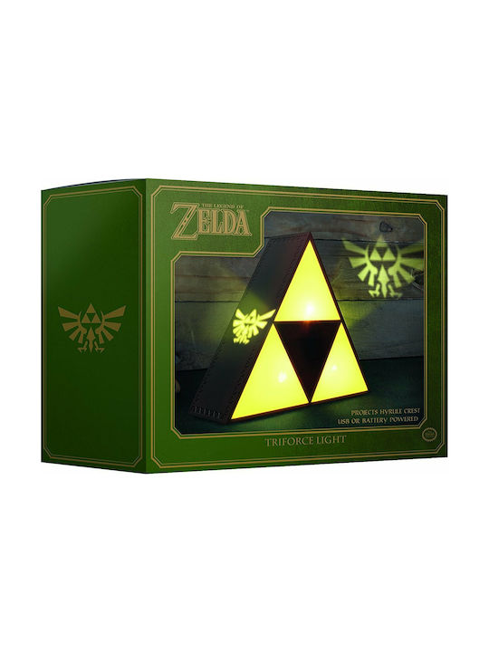 Paladone Kids Decorative Lamp The Legend of Zelda Triforce Yellow