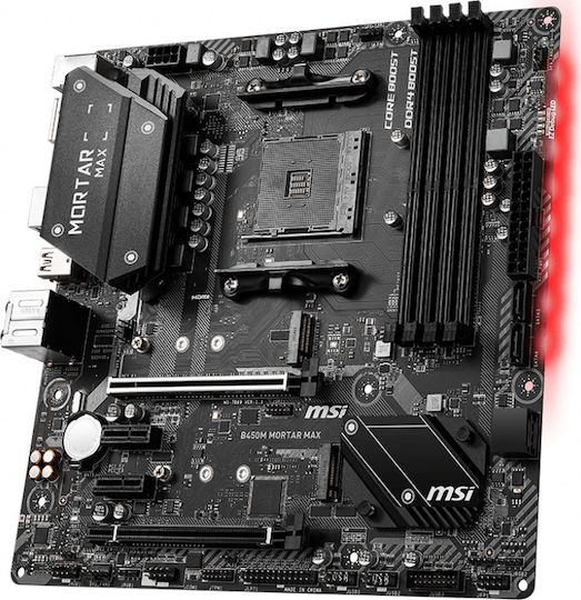 MSI B450M Mortar Max Motherboard Micro ATX με AMD AM4 Socket 7B89-016R