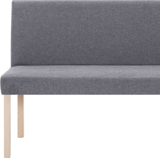Διθέσιος Καναπές Γκρι 139.5x154x85.5εκ.