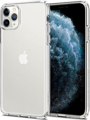 Spigen Liquid Crystal Umschlag Rückseite Silikon Transparent (iPhone 11 Pro) 077CS27227