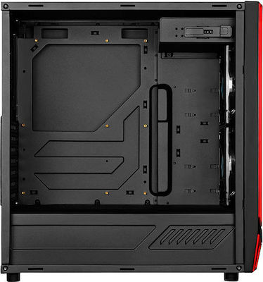 Silverstone RL05 Midi-Turm Computergehäuse Rot