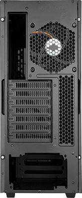 Silverstone RL06 Гейминг Midi Tower Компютърна кутия със странично прозорче Червен