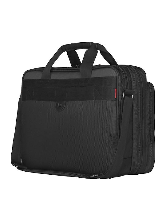 Wenger Legacy Double Gusset Τσάντα Ώμου / Χειρός για Laptop 16" σε Μαύρο χρώμα