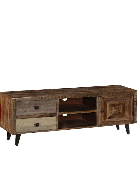 TV Stand from Solid Wood Mango L118xW30xH40cm