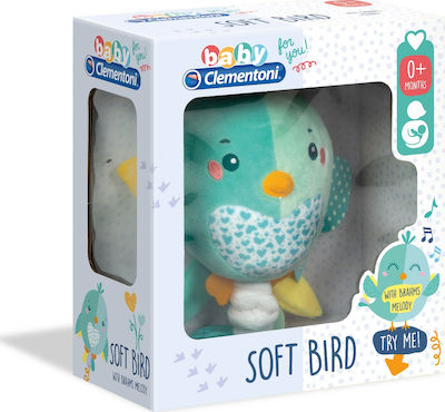 Baby Clementoni Pendant Toy for Car with Music Soft Bird for 0++ Months 1000-17269