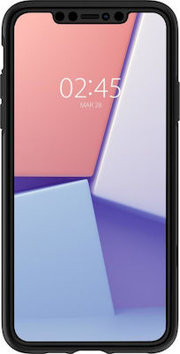 Spigen Thin Fit Classic Umschlag Rückseite Silikon Schwarz (iPhone 11 Pro) 077CS27450