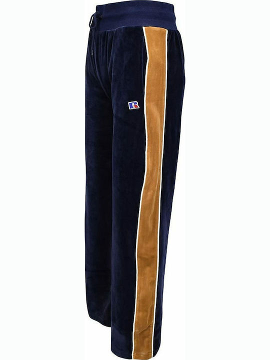 Russell Athletic Pantaloni de trening pentru femei Albastru marin Catifea E9-421-2-190