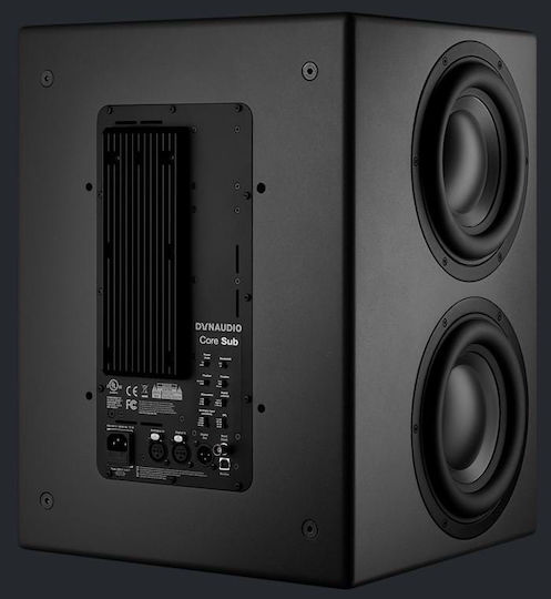 Dynaudio Core Sub Aktiv Subwoofer mit Lautsprecher 9" 1000W Schwarz
