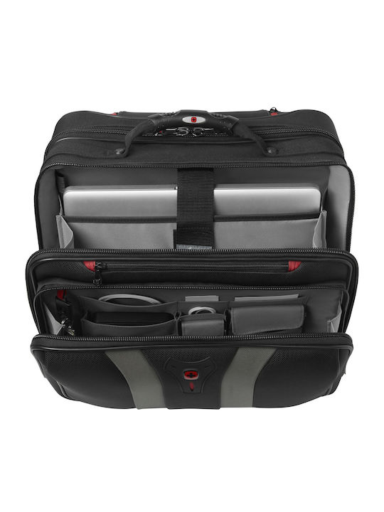 Wenger Granada Τσάντα Laptop 17" με Ροδάκια σε Μαύρο χρώμα