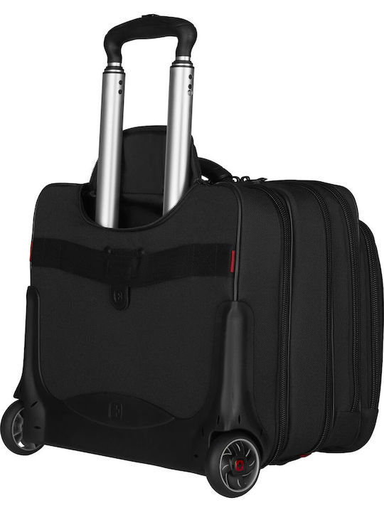 Wenger Patriot II Τσάντα Laptop 17" με Ροδάκια σε Μαύρο χρώμα