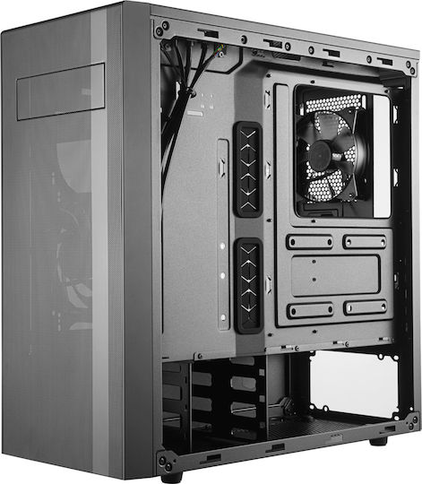 CoolerMaster Masterbox NR600 Gaming Midi Tower Κουτί Υπολογιστή με Πλαϊνό Παράθυρο Γκρι