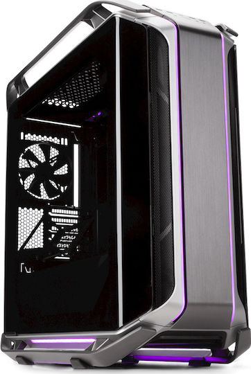 CoolerMaster Cosmos C700m Gaming Midi Tower Κουτί Υπολογιστή με Πλαϊνό Παράθυρο και RGB Φωτισμό Μαύρο