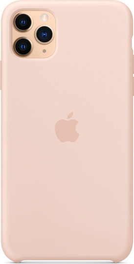 Apple Umschlag Rückseite Silikon Rosa (iPhone 11 Pro Max)