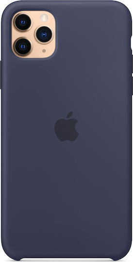 Apple Silicone Case Back Cover Σιλικόνης Μπλε (iPhone 11 Pro Max)