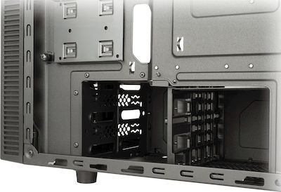 CoolerMaster Masterbox E500L Turnul Midi Cutie de calculator cu fereastră laterală Albastru