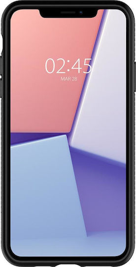 Spigen Liquid Air Back Cover Σιλικόνης Μαύρο (iPhone 11)