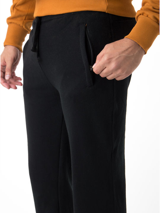 Sweatpants without Elastic Black