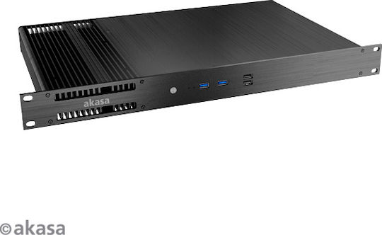 Akasa Galileo TU3 Winzig Klein Computergehäuse Schwarzes