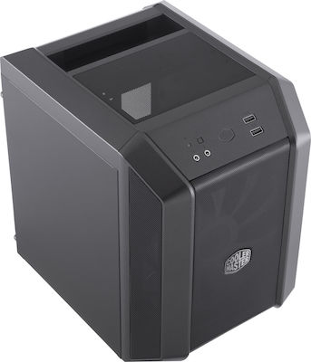CoolerMaster Mastercase H100 Cube Κουτί Υπολογιστή με RGB Φωτισμό Γκρι
