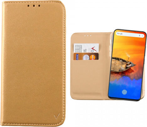 Volte-Tel Pocket Magnet Book Δερματίνης Χρυσό (Xiaomi Mi 9T / 9T Pro)