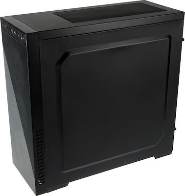 Kolink Horizon RGB Black Gaming Midi Tower Computer Case with Window Panel Black