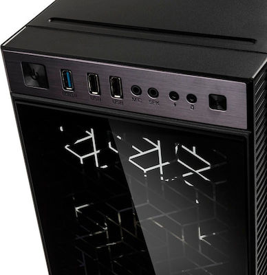 Kolink Inspire K1 Gaming Midi Tower Κουτί Υπολογιστή με Πλαϊνό Παράθυρο και RGB Φωτισμό Μαύρο