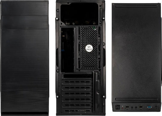 Kolink KLA-002 Gaming Midi Tower Κουτί Υπολογιστή Μαύρο