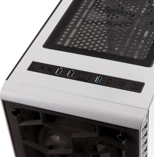 Kolink Observatory Gaming Midi Tower Κουτί Υπολογιστή με Πλαϊνό Παράθυρο και RGB Φωτισμό Λευκό