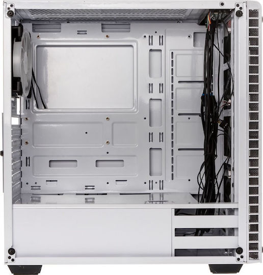 Kolink Observatory Gaming Midi Tower Κουτί Υπολογιστή με Πλαϊνό Παράθυρο και RGB Φωτισμό Λευκό