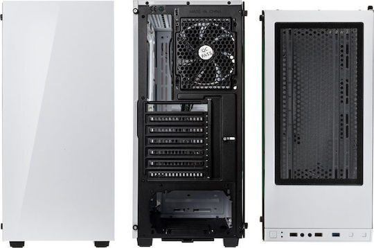 Kolink Stronghold Gaming Midi Tower Κουτί Υπολογιστή με Πλαϊνό Παράθυρο Λευκό