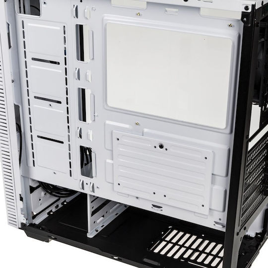 Kolink Stronghold Gaming Midi Tower Κουτί Υπολογιστή με Πλαϊνό Παράθυρο Λευκό