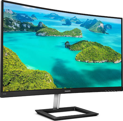 Philips E Line 325E1C/00 VA Curved Monitor 31.5" QHD 2560x1440 with Response Time 4ms GTG