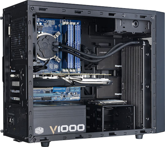 CoolerMaster N200 Mini Tower Κουτί Υπολογιστή Μαύρο