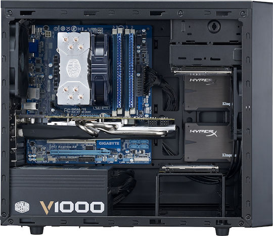 CoolerMaster N200 Mini Tower Κουτί Υπολογιστή Μαύρο