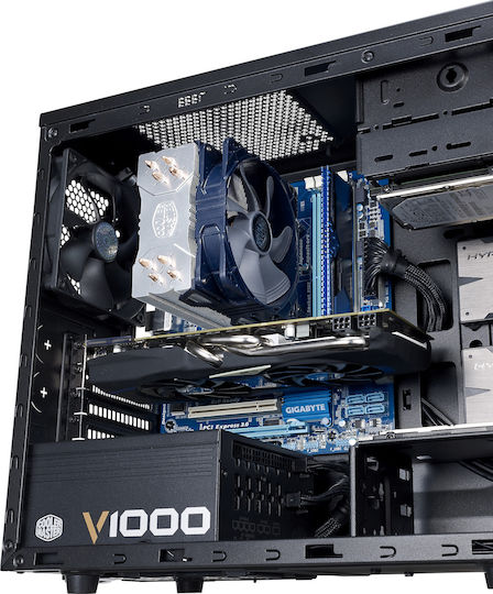 CoolerMaster N200 Mini Tower Κουτί Υπολογιστή Μαύρο
