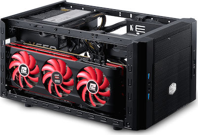 CoolerMaster Elite 130 Mini Tower Κουτί Υπολογιστή Μαύρο