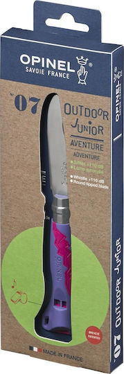 Opinel No.07 Cuțit De Buzunar Violet Cu Husă