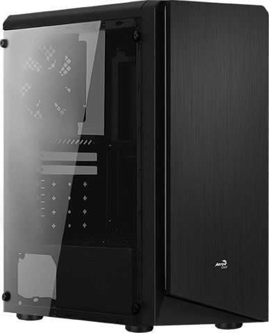 Aerocool Rift Gaming Midi Tower Κουτί Υπολογιστή με Πλαϊνό Παράθυρο και RGB Φωτισμό Μαύρο