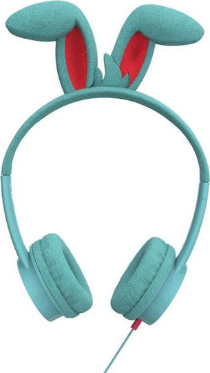 iFrogz Little Rockerz Costume Bunny Ενσύρματα Παιδικά On Ear Ακουστικά Τιρκουάζ