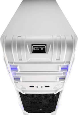Aerocool GT Turnul Midi Cutie de calculator Alb