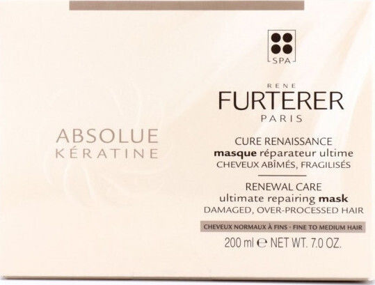 Rene Furterer Absolute Keratine Ultimate Repairing Μάσκα Μαλλιών για Επανόρθωση 200ml