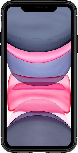 Spigen Rugged Armor Back Cover Σιλικόνης 2mm Μαύρο (iPhone 11)