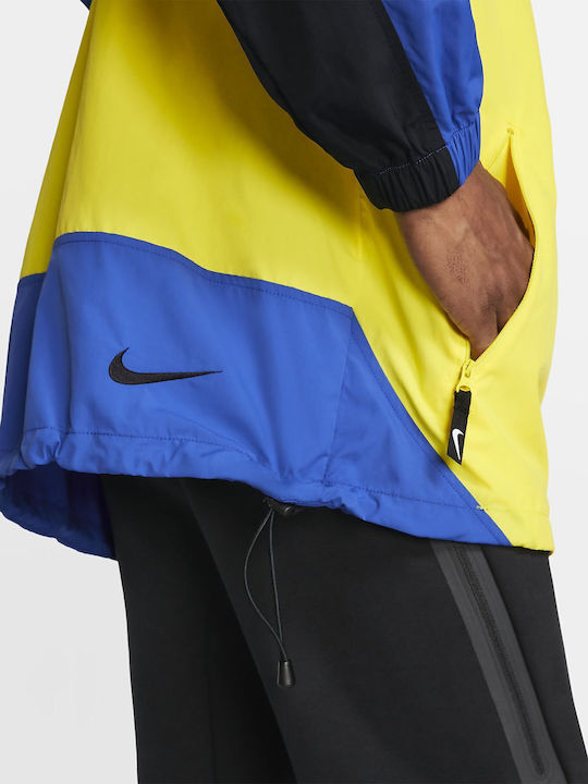Sportswear Woven Jacke Yellow / Game Royal