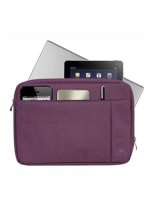 Rivacase Central 8203 Θήκη για Laptop 13.3" σε Μωβ χρώμα